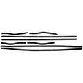 Fairchild Industries Kf2085 - 1967-1968 Ford Mustang Belt Weatherstrip Kit KF2085